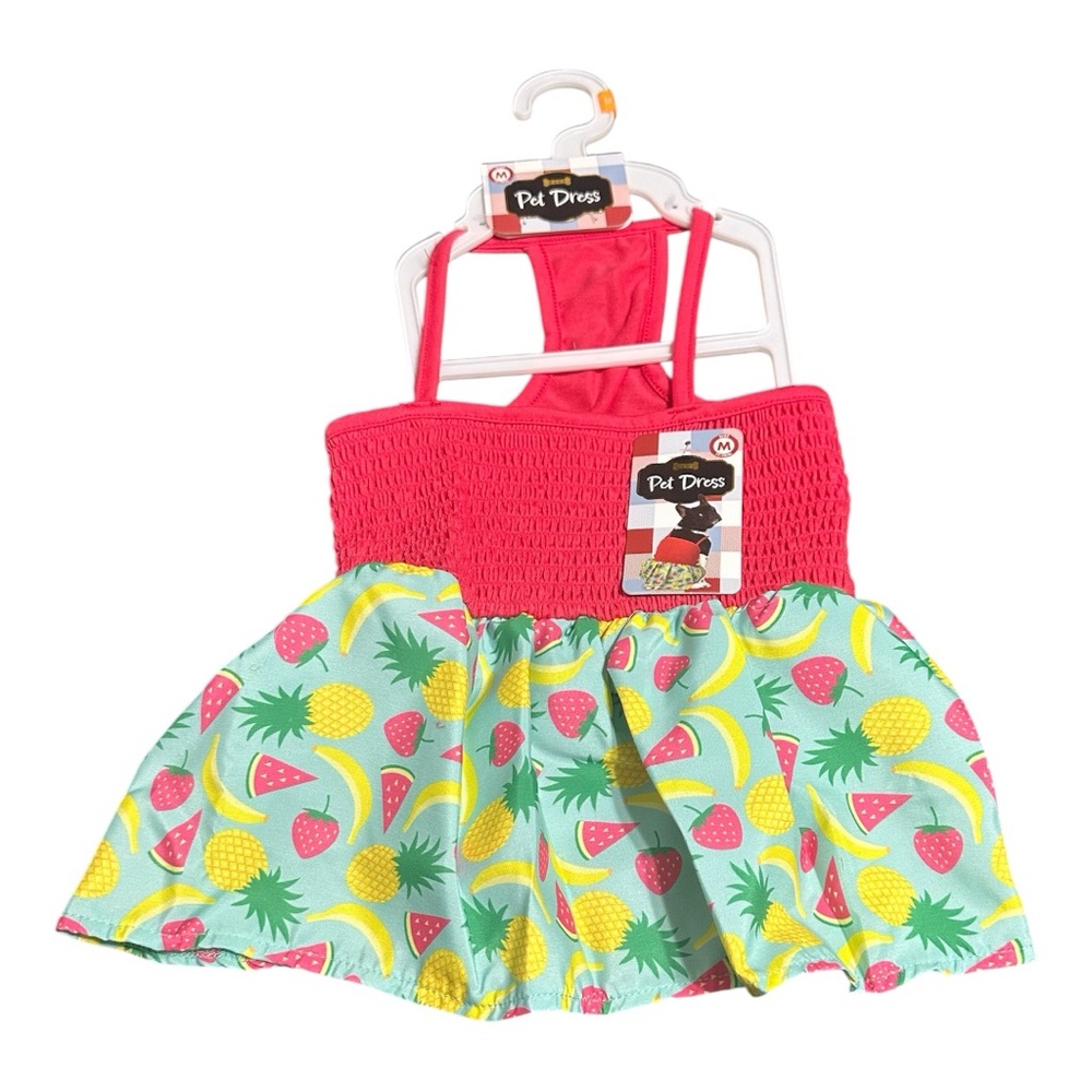 Woof Hawaiian Dog Dress Size Medium